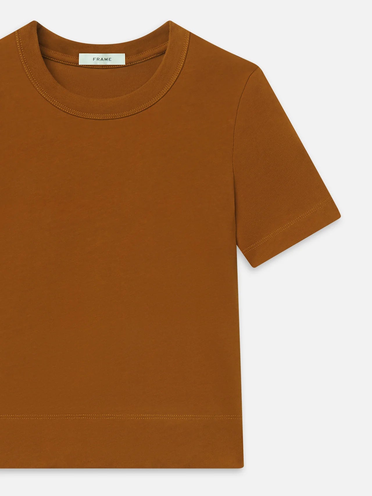LEO BOUTIQUE The Boxy Tee | Bronze FRAME DENIM