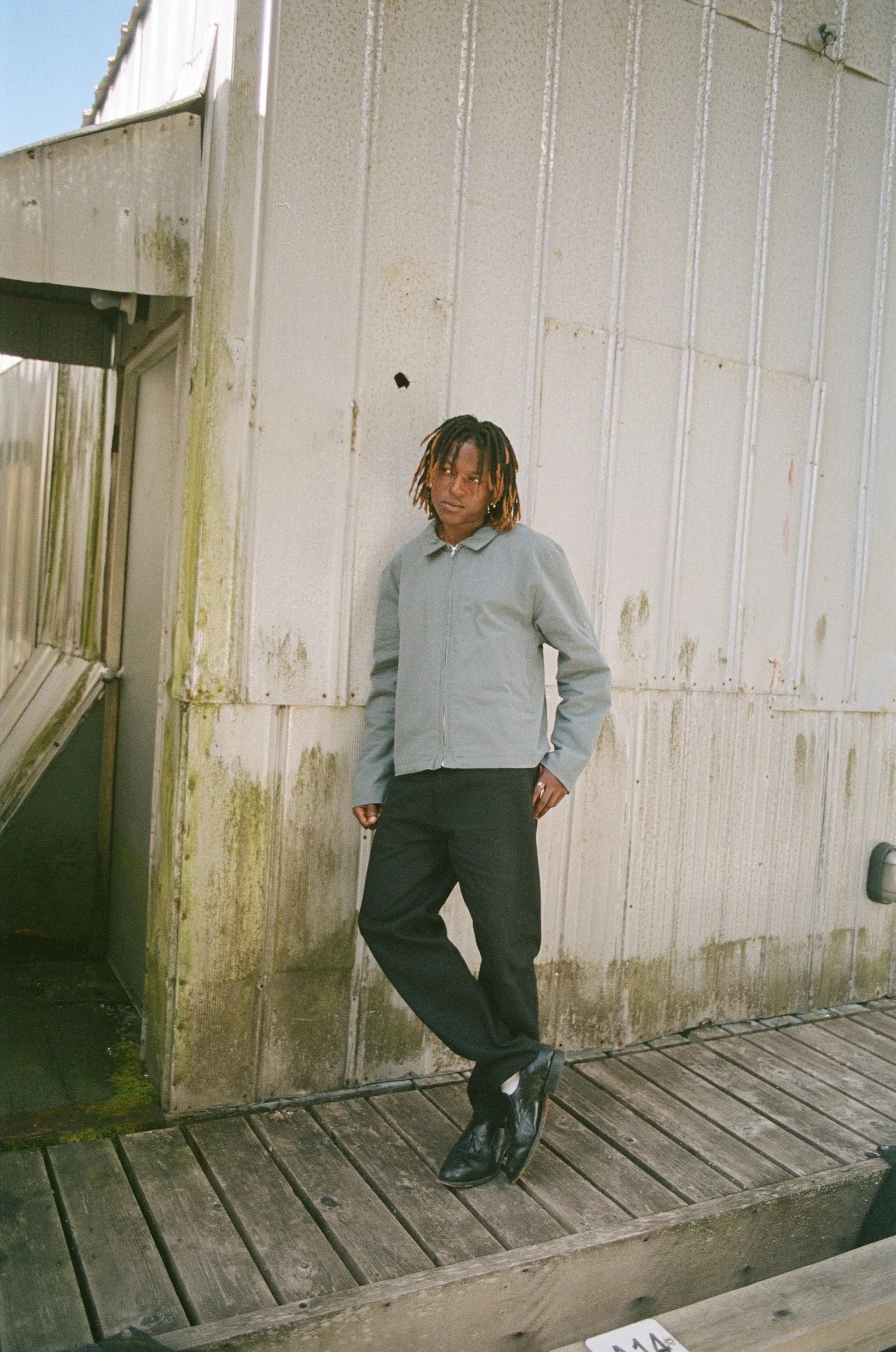 SATURDAY PROJECT Willow Coat | Saxe Blue LEO BOUTIQUE 