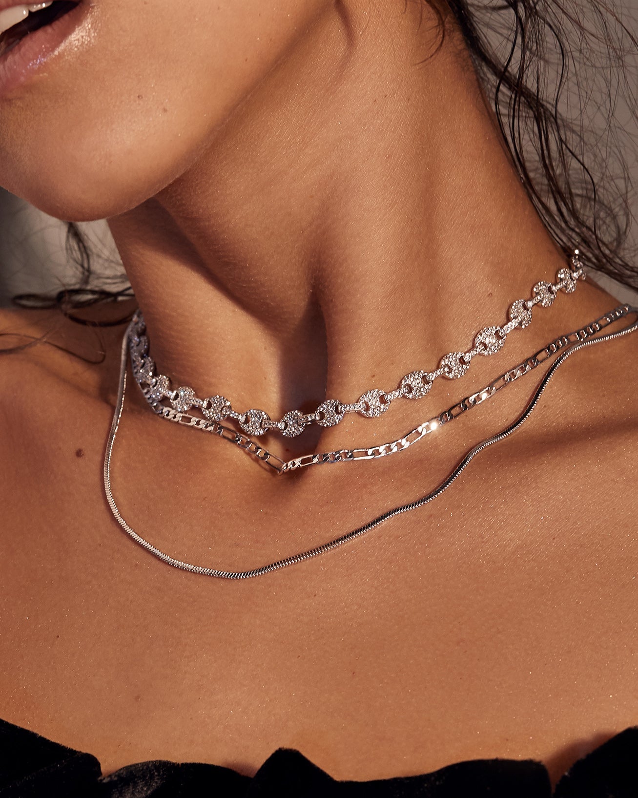 Cecilia Chain Necklace | Silver
