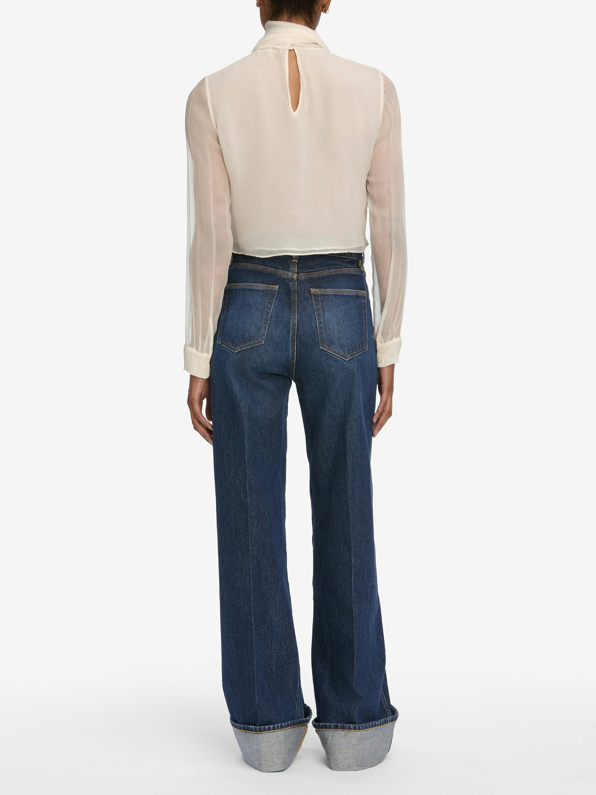 LEO BOUTIQUE The Cuffed Wide Jean | Spencer FRAME DENIM