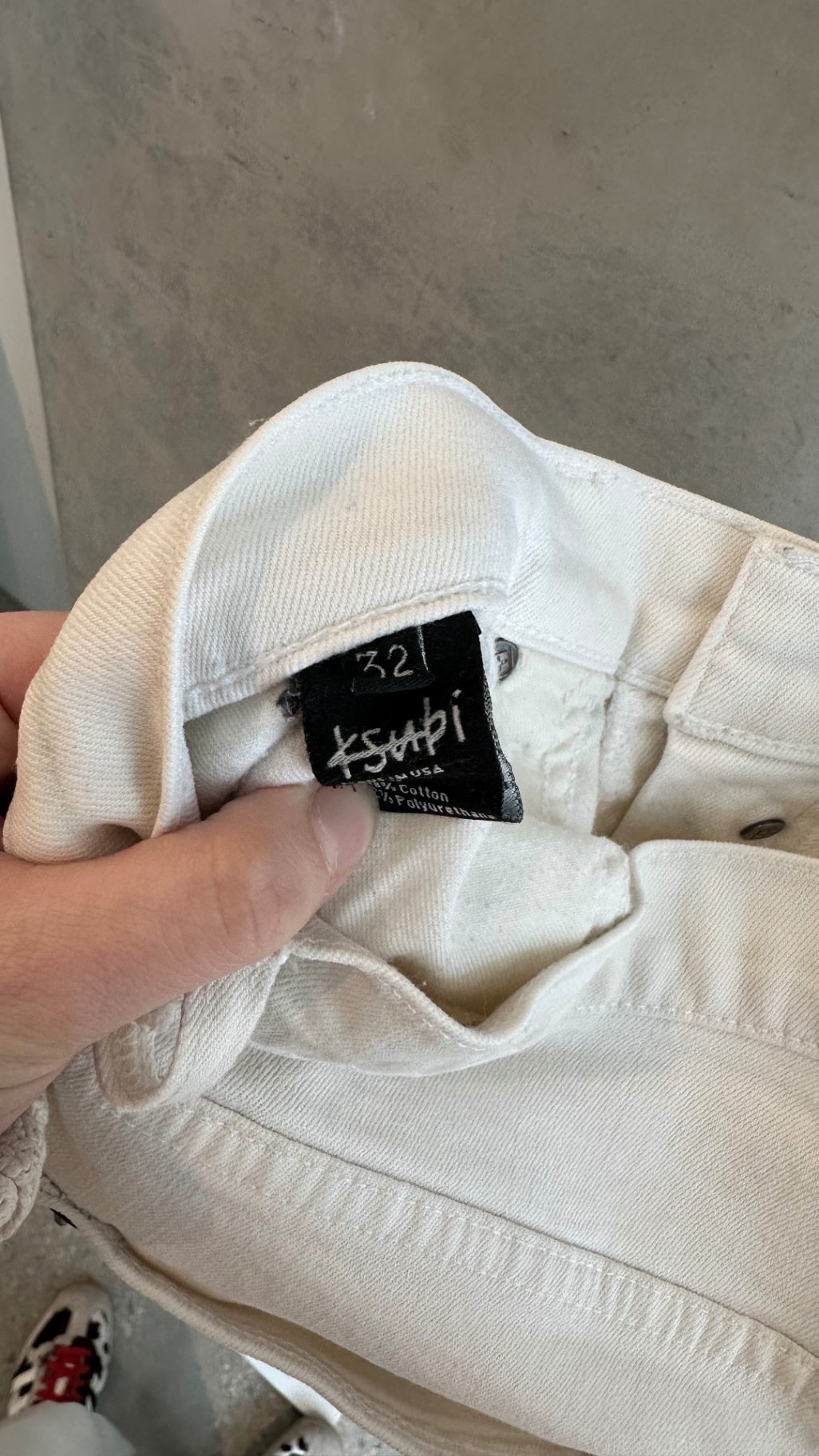 LEO RELOVED KSUBI 32 White Denim Jeans