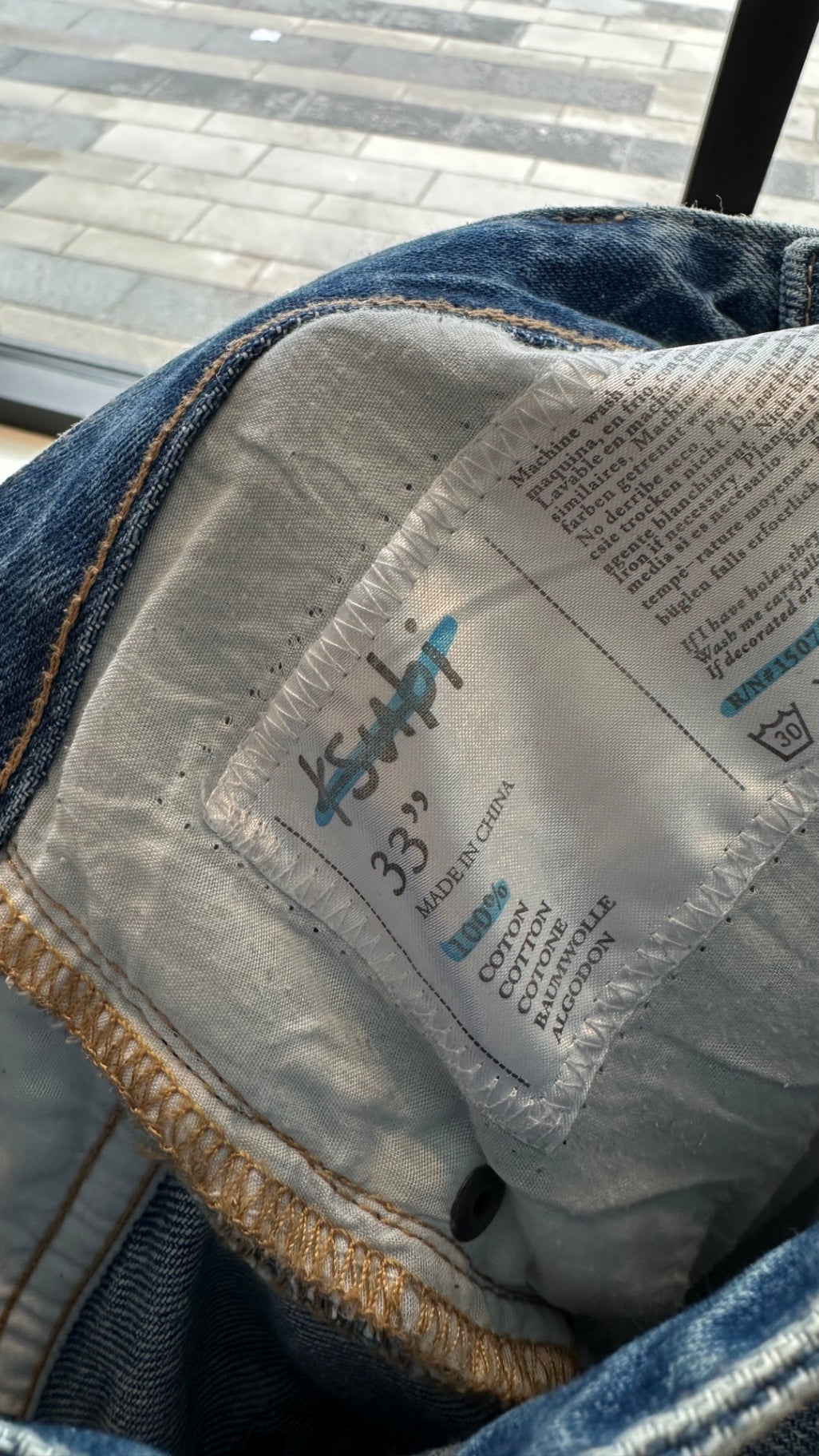 LEO RELOVED KSUBI 33 Light Blue Denim Jeans