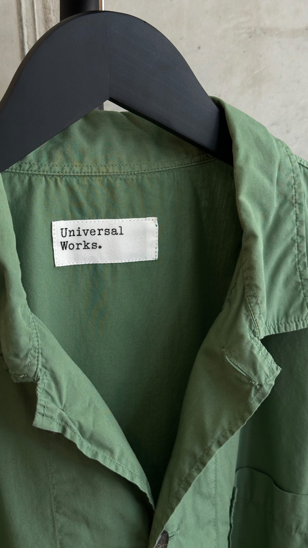LEO RELOVED Universal Works M Light Green Shirt