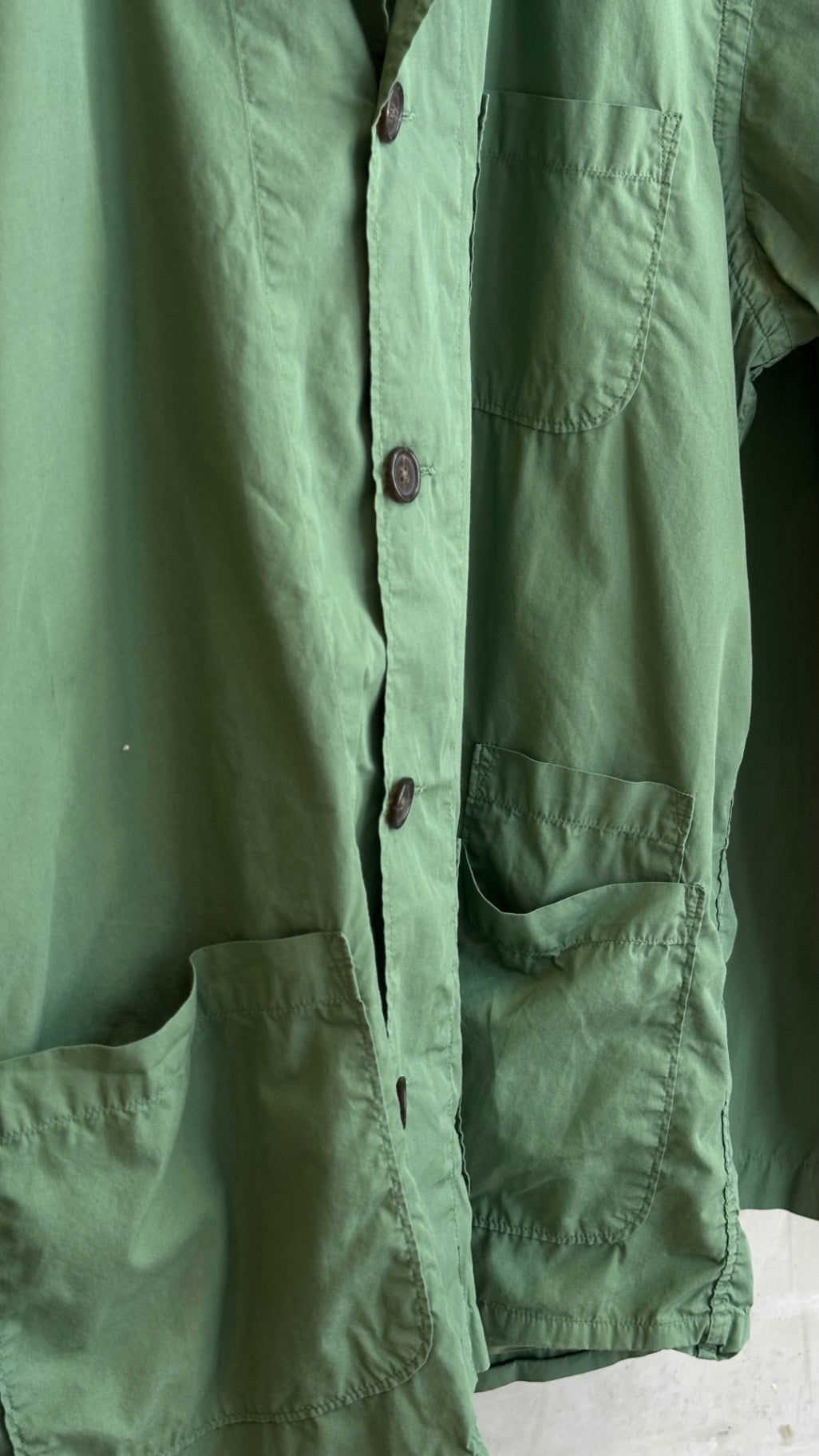 LEO RELOVED Universal Works M Light Green Shirt
