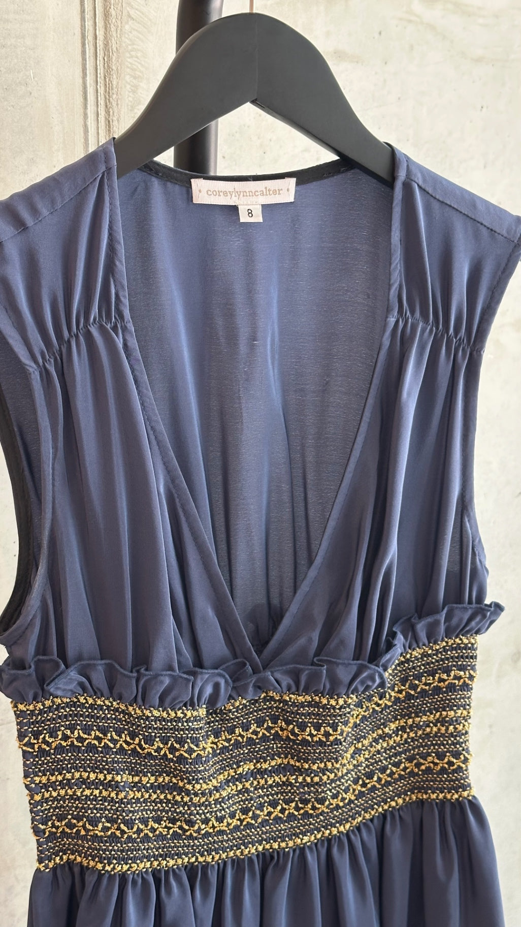 LEO RELOVED Corey Lynn Calter XS/S Navy Blue