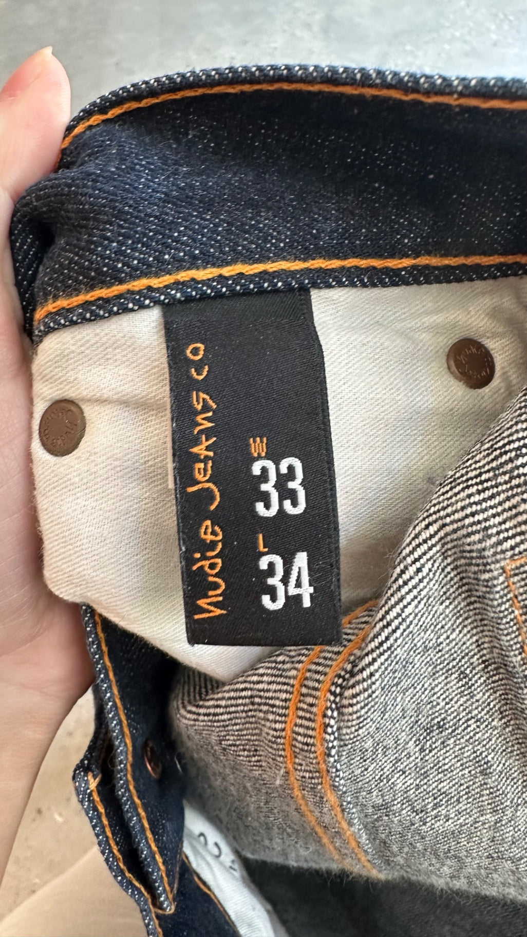LEO RELOVED NUDIE 33 Dark blue