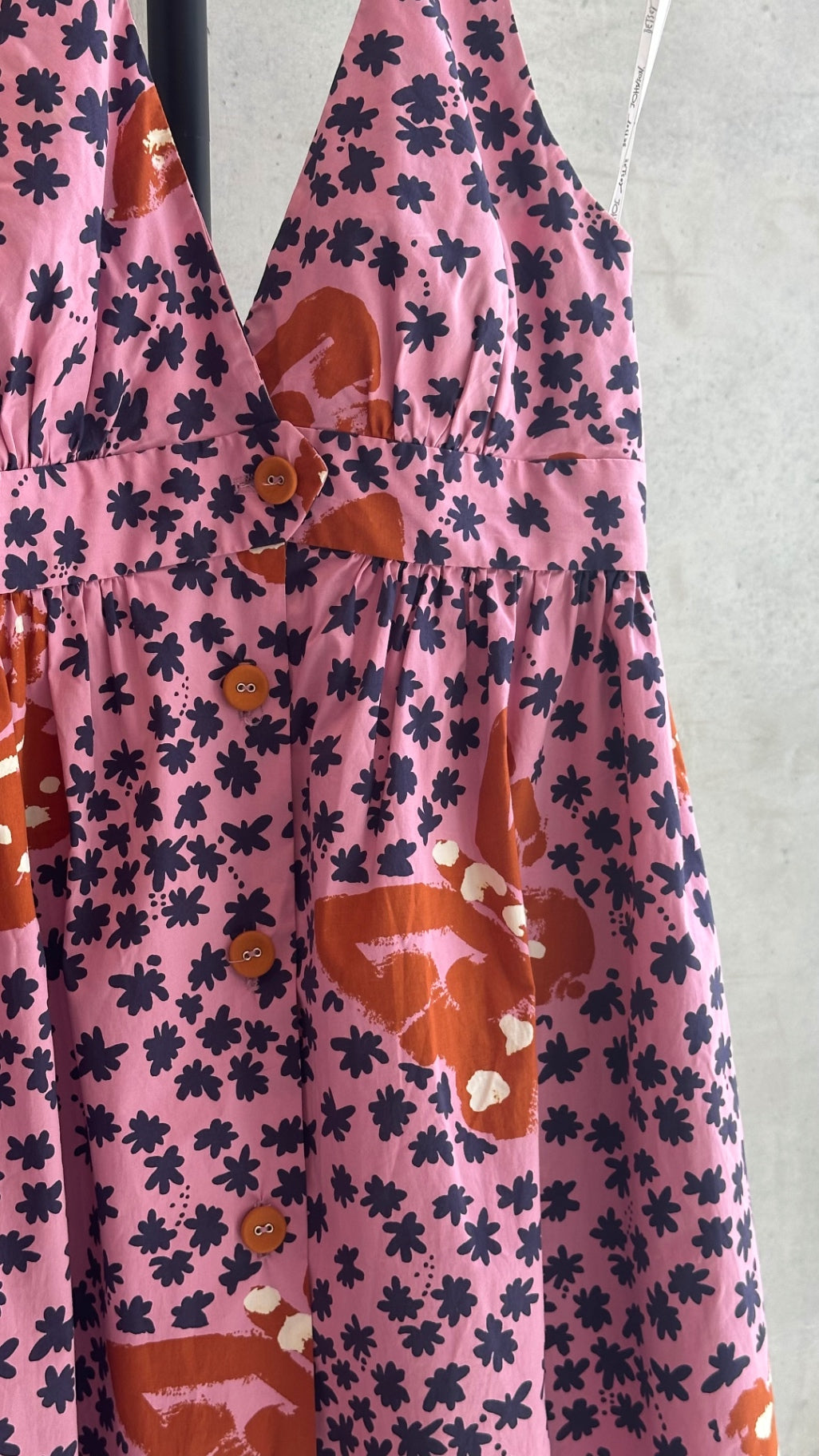 LEO RELOVED 6 Betsey Johnson Butterfly Print Halter Dress