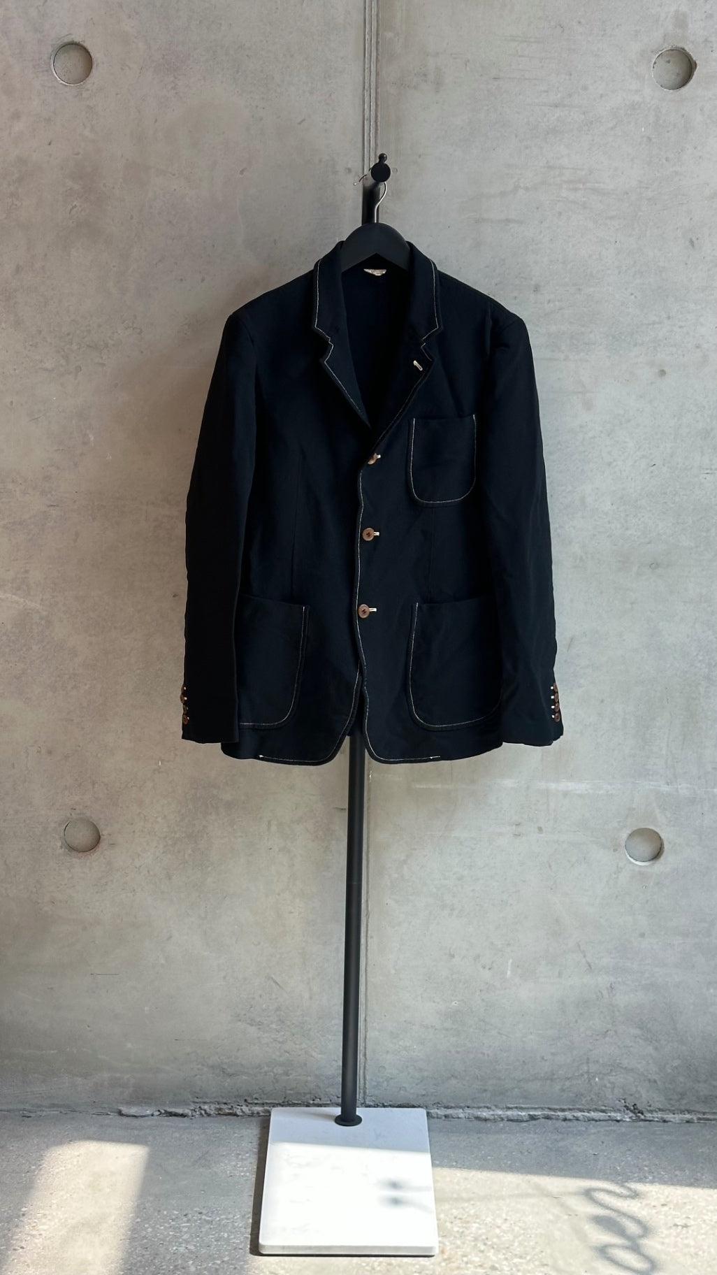 LEO RELOVED M Black Jacket COMME does GARÇON 