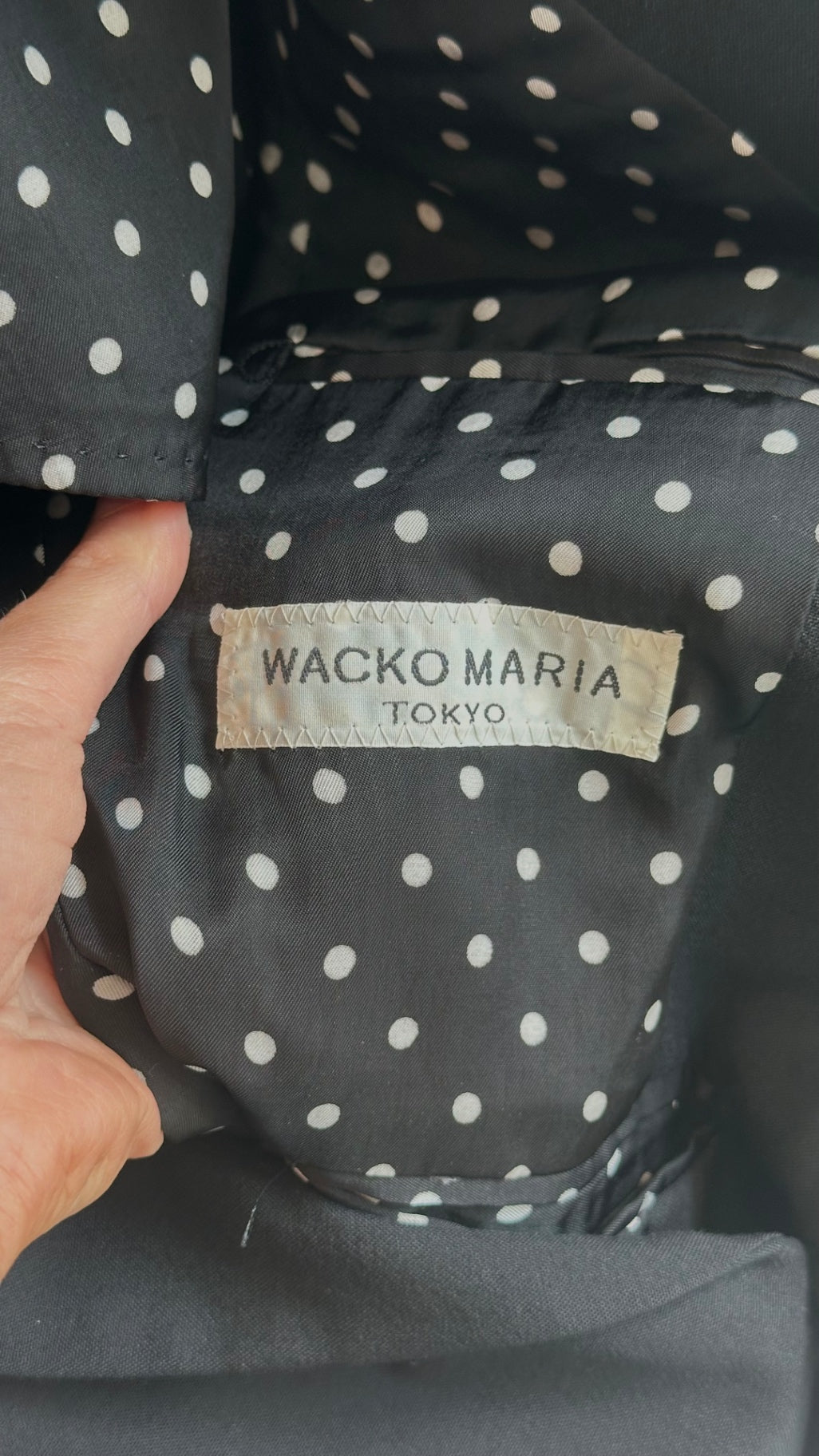 LEO RELOVED M Black Suit Jacket WACKO MARIA