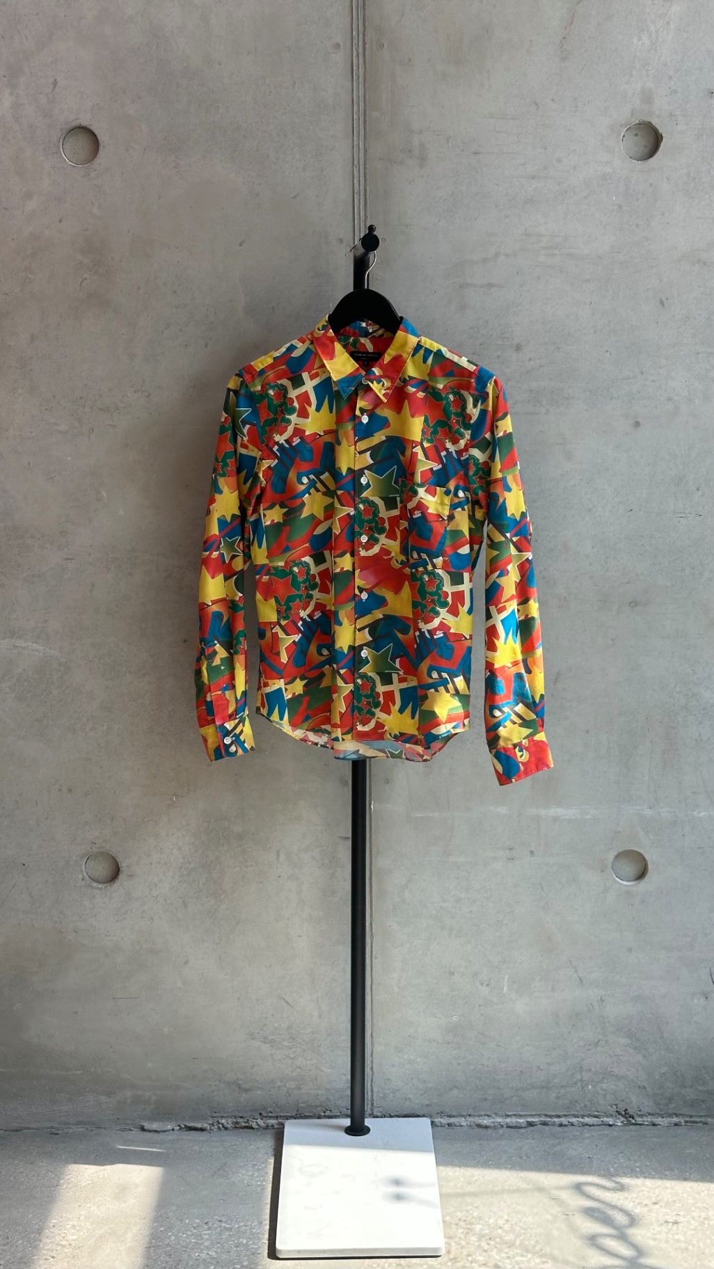 LEO RELOVED M Clown Button Up Shirt COMME des GARCONS