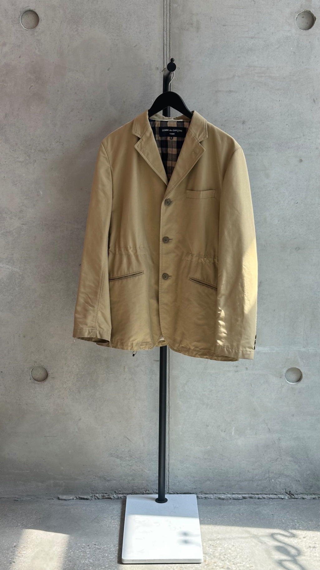 LEO RELOVED M Beige Jacket COMME des GARCONS