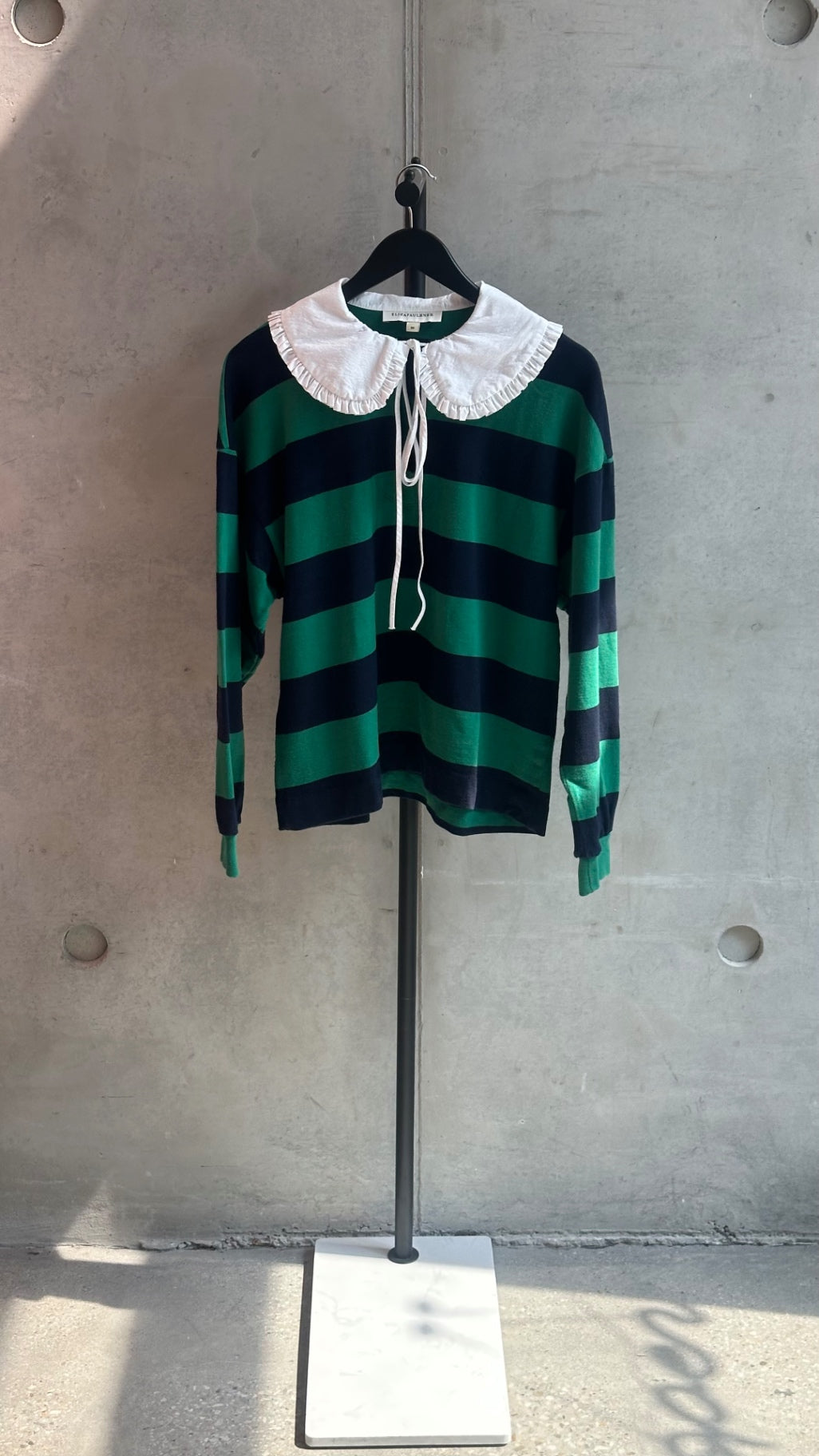 LEO RELOVED XS Green & Navy L/S ELIZAFAULKNER