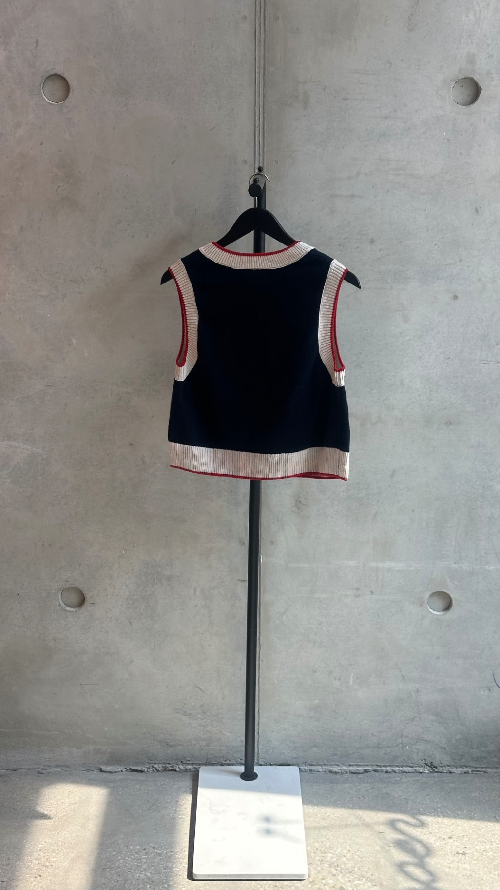 LEO RELOVED XS Navy, Red & Cream Vest BOBO CHOSES