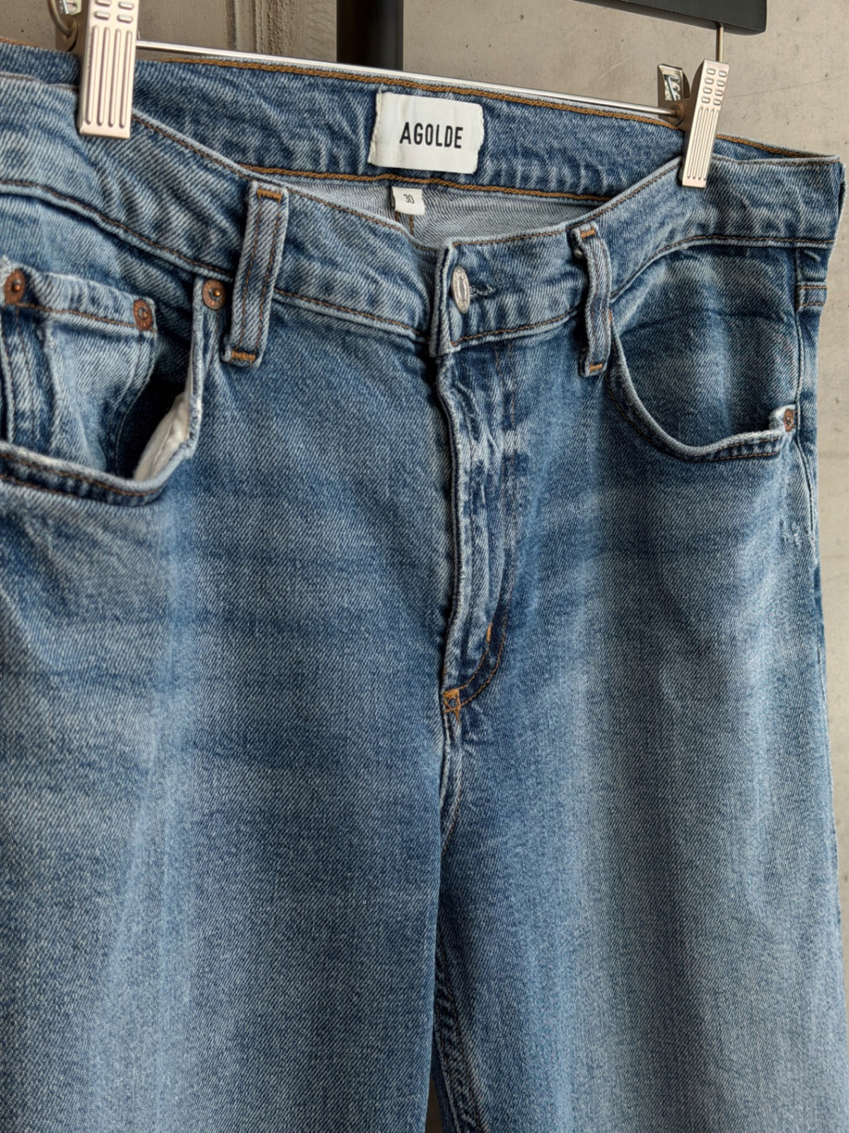 LEO RELOVED 30 Denim Blue Agolde