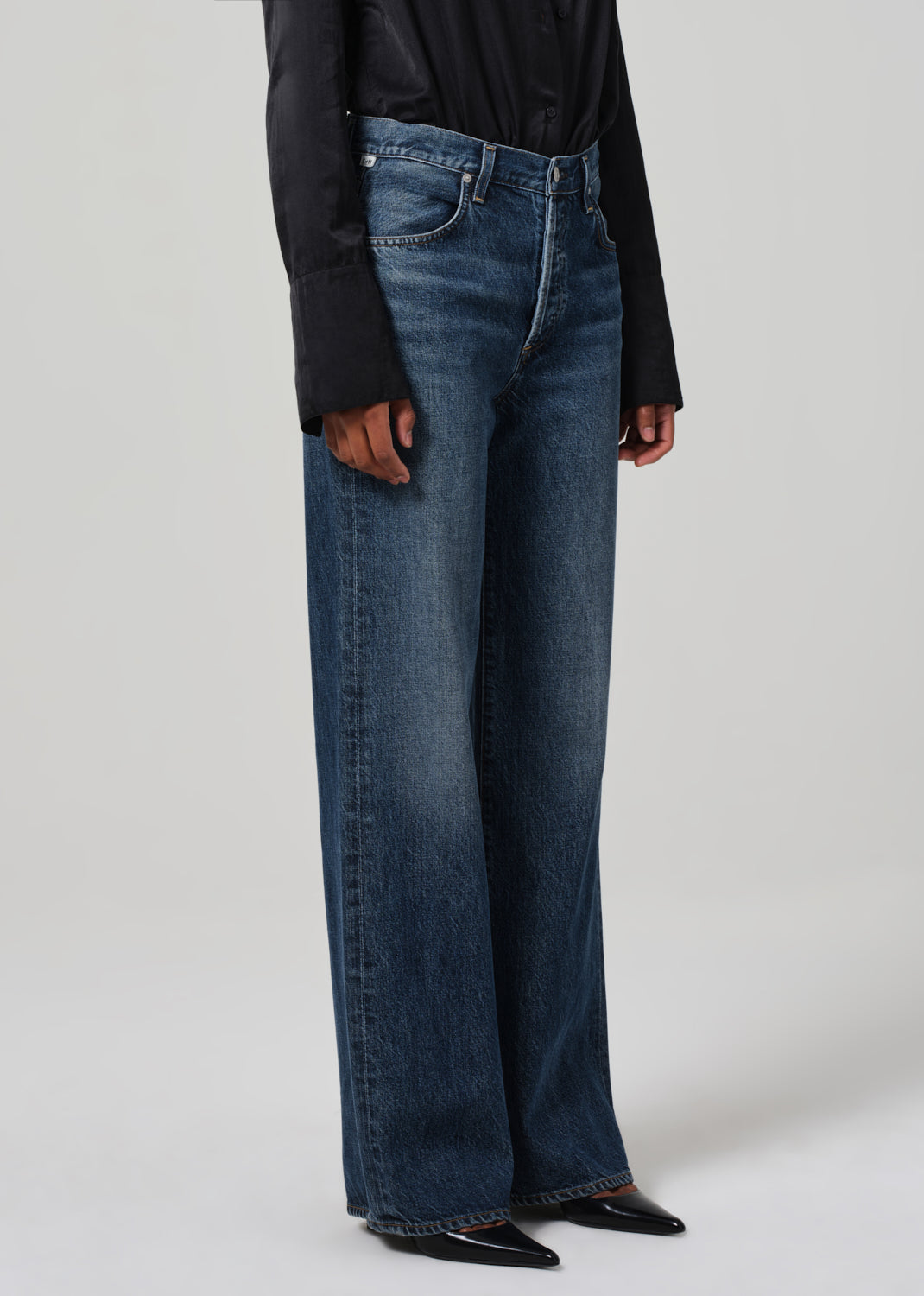 LEO BOUTIQUE Annina High Rise Wide Leg Jean (long 33") In Westwood CITIZEN'S OF HUMANITY