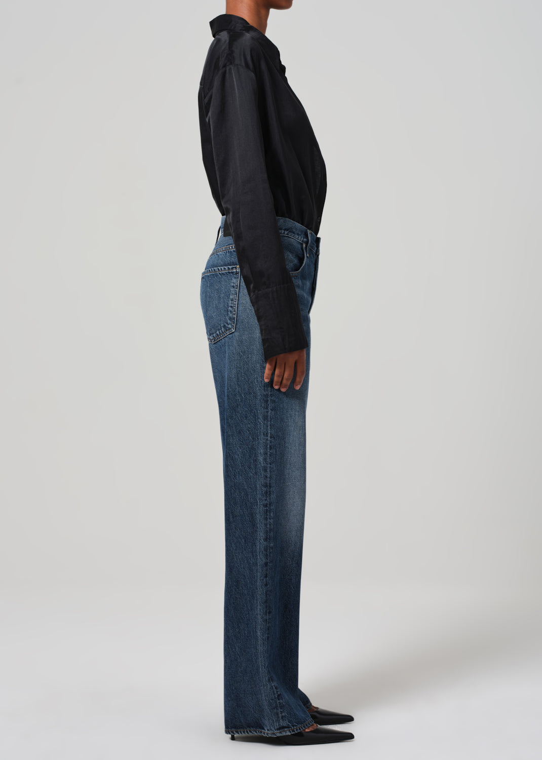 LEO BOUTIQUE Annina High Rise Wide Leg Jean (long 33") In Westwood CITIZEN'S OF HUMANITY