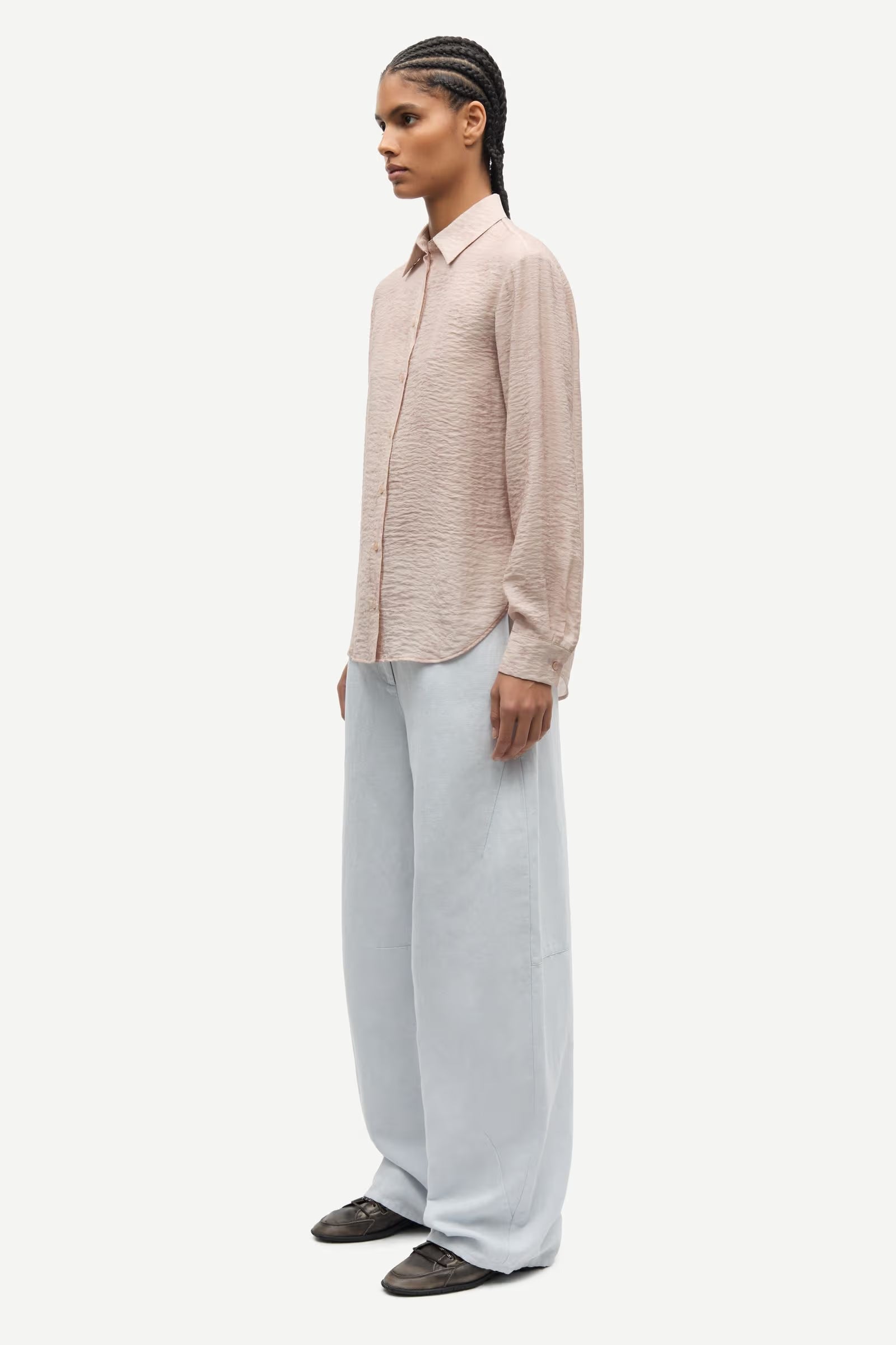 LEO BOUTIQUE Samadisoni Button Up Shirt | Blooming Pink SAMSOE SAMSOE