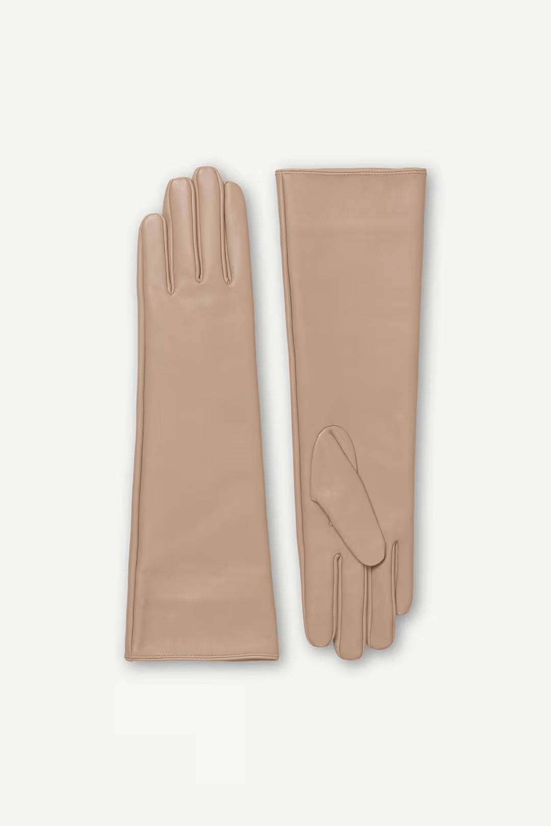 LEO BOUTIQUE Sapolette Long Gloves | Aluminum SAMSOE SAMSOE