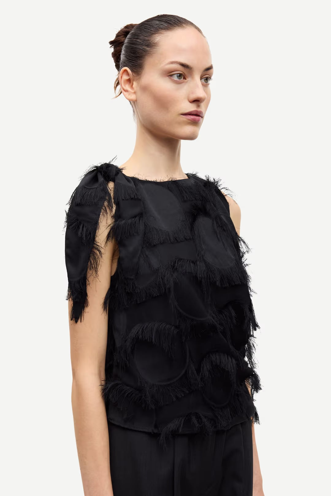 SAMSOE SAMOSOE Saemily Top | Black LEO BOUTIQUE