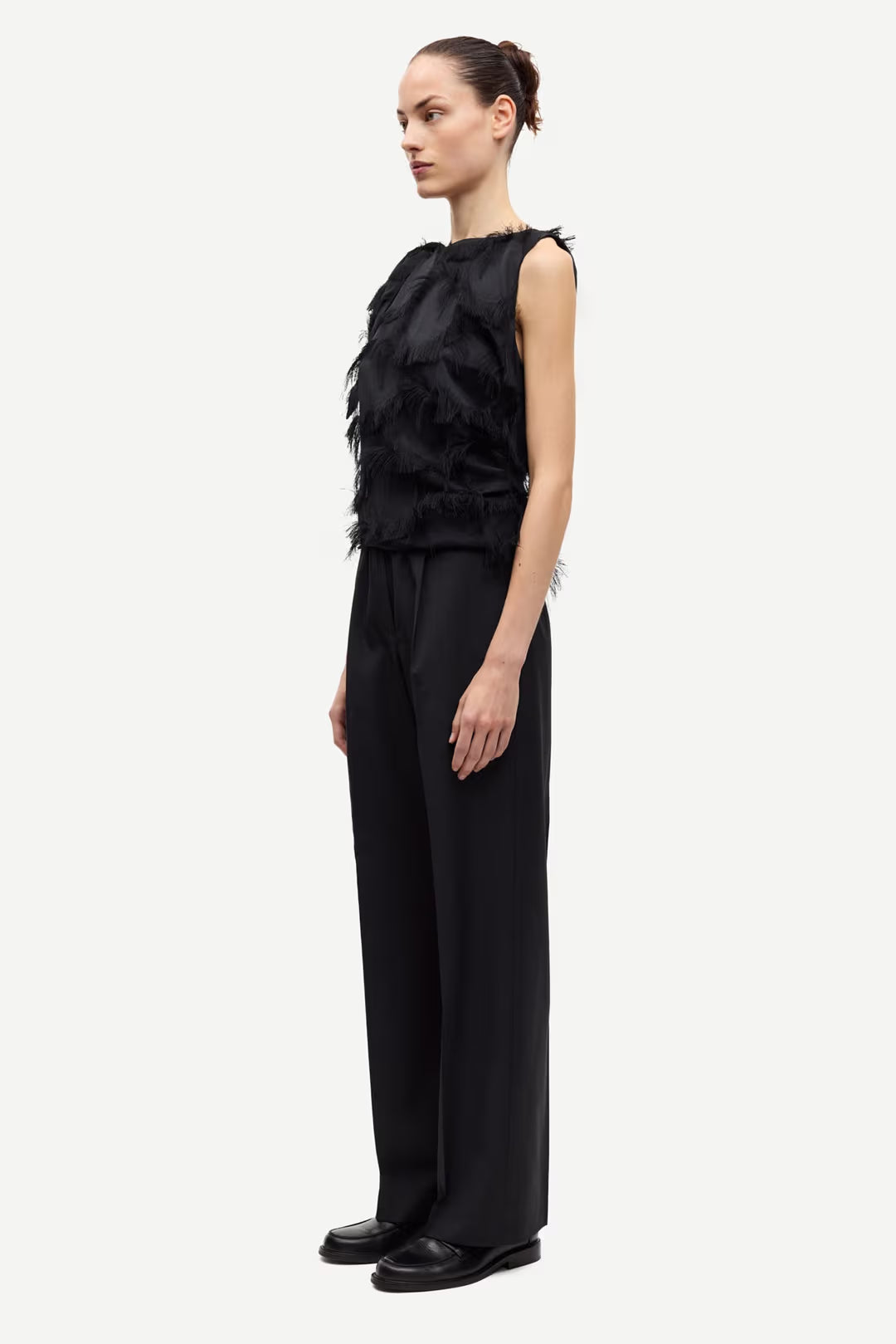 SAMSOE SAMOSOE Saemily Top | Black LEO BOUTIQUE