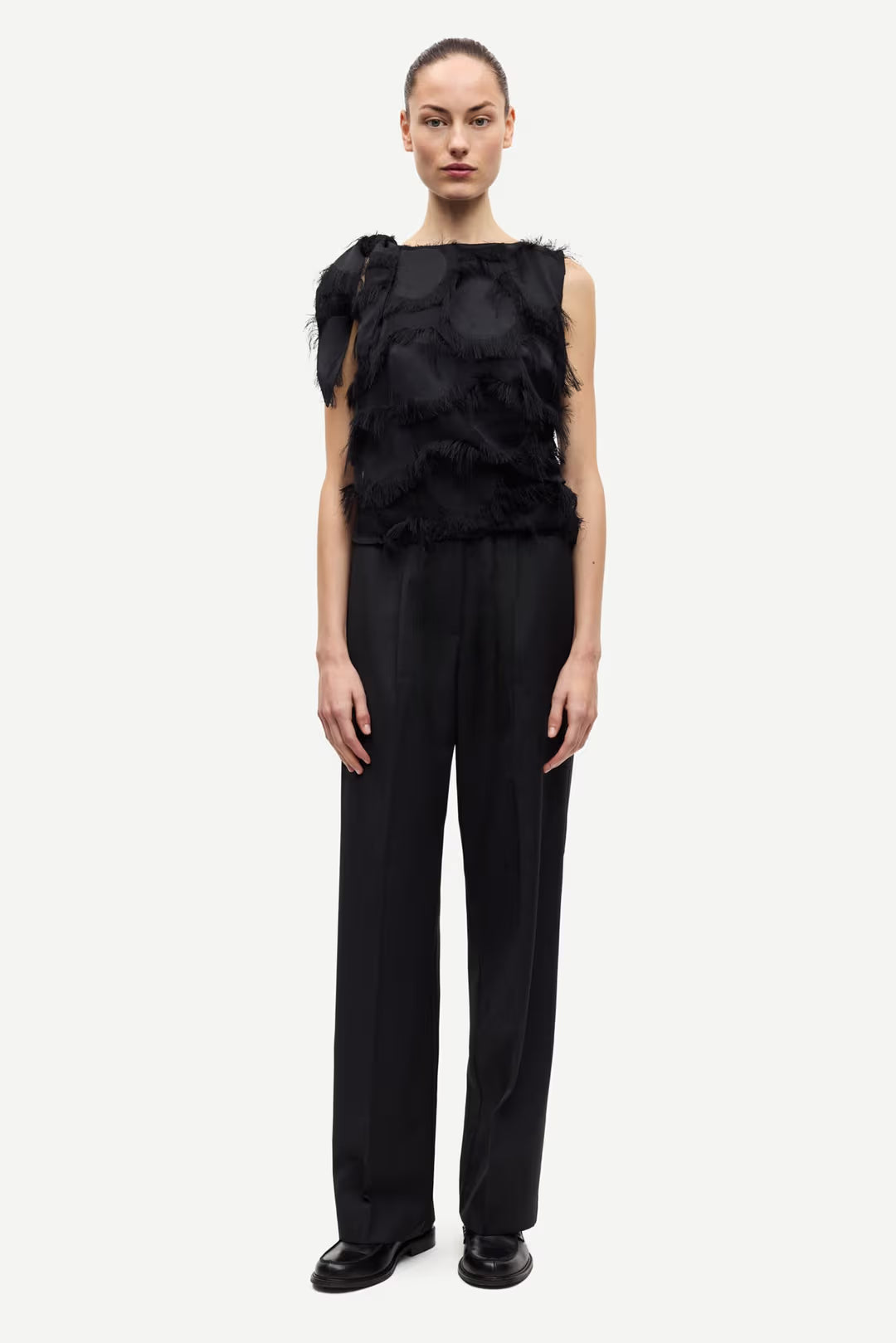 SAMSOE SAMOSOE Saemily Top | Black LEO BOUTIQUE