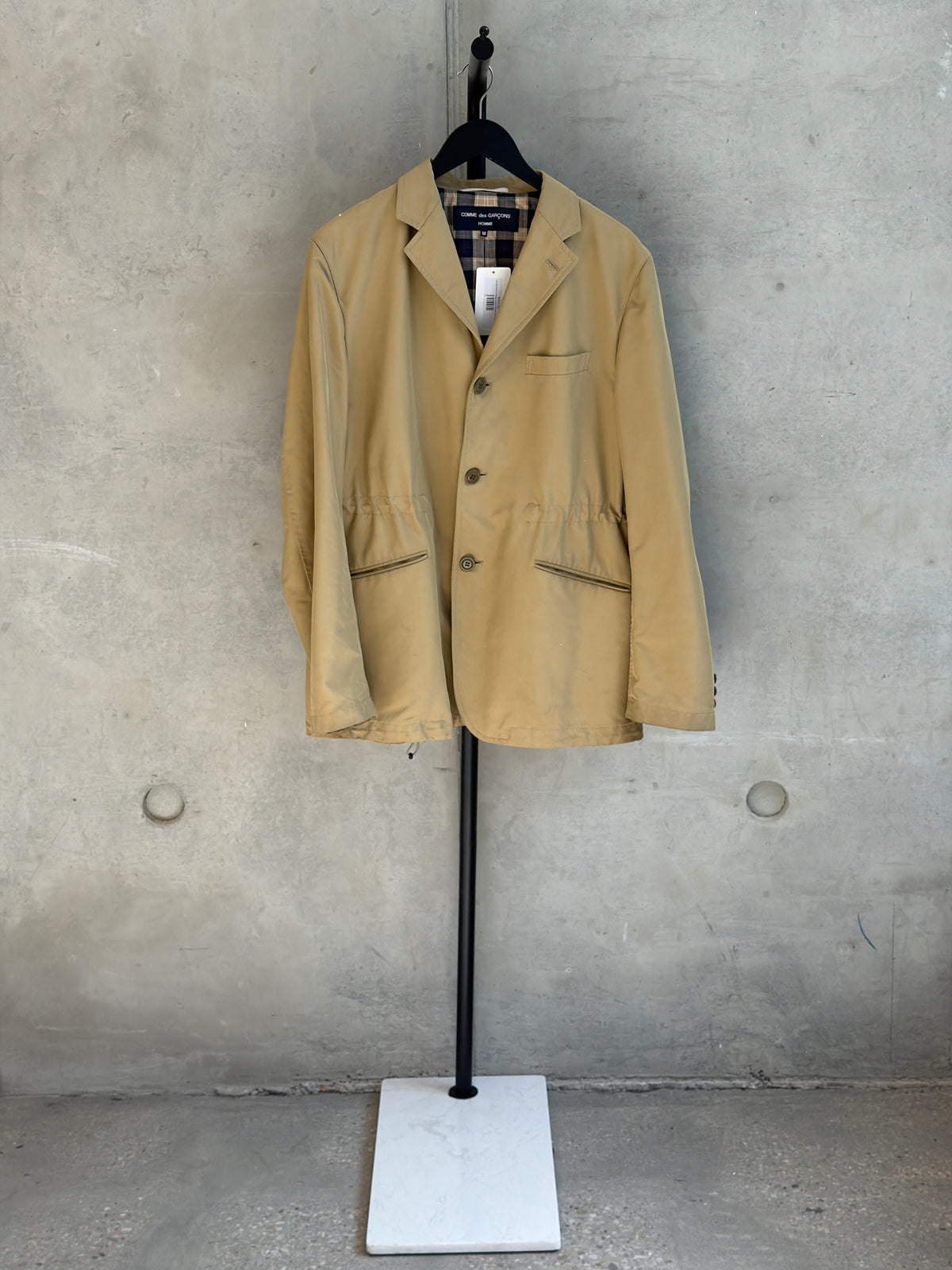 LEO RELOVED M Beige Jacket COMME des GARCONS