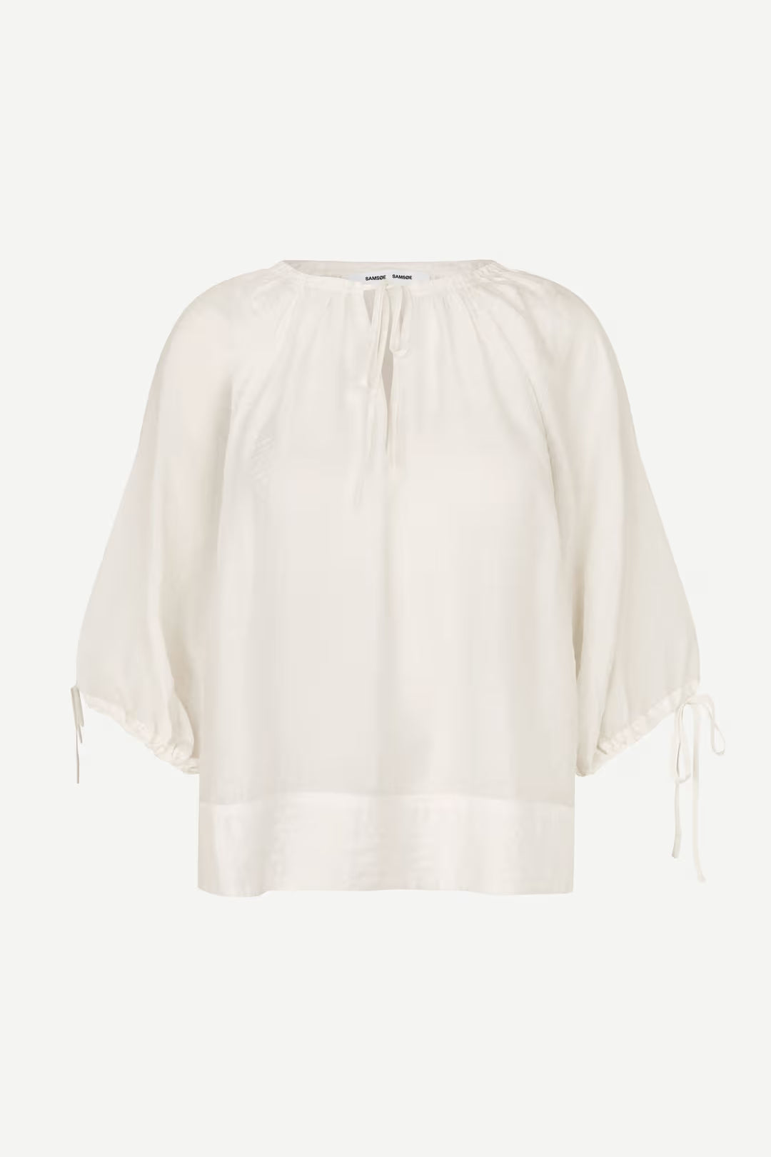 LEO BOUTIQUE Samateran SS Blouse | Egret SAMSOE SAMSOE 