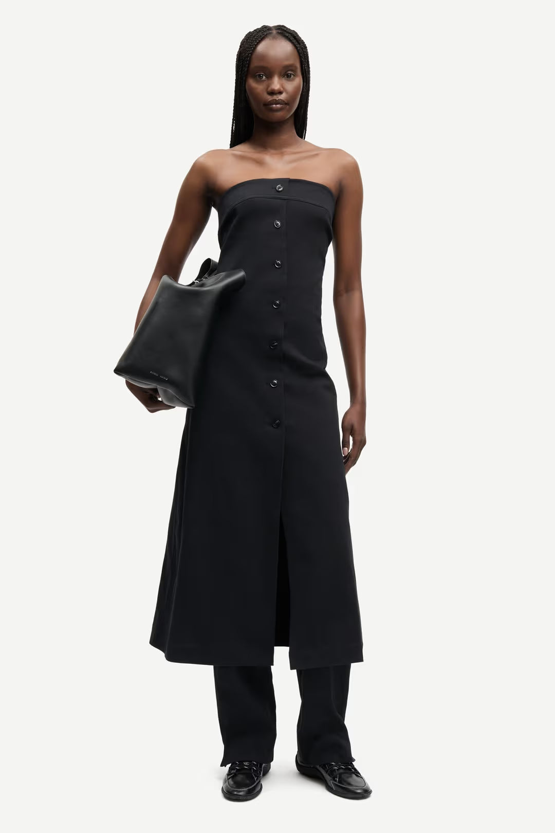 LEO BOUTIQUE Sahya Strapless Dress | Black SAMSOE SAMSOE