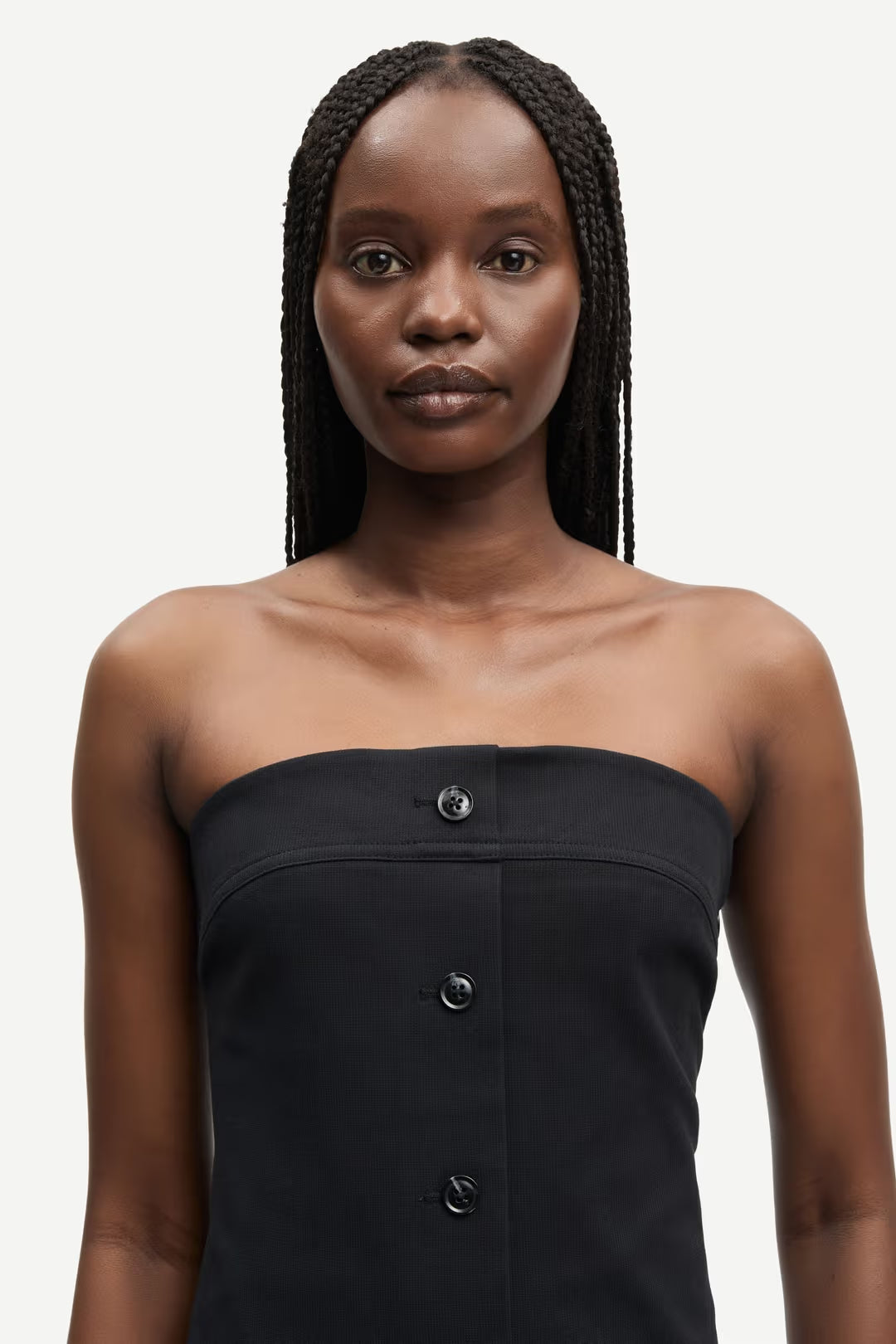 LEO BOUTIQUE Sahya Strapless Dress | Black SAMSOE SAMSOE