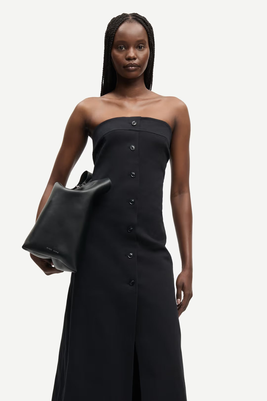 LEO BOUTIQUE Sahya Strapless Dress | Black SAMSOE SAMSOE