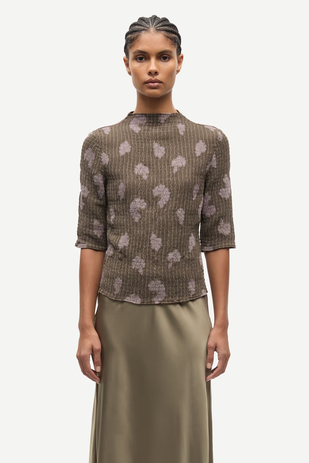 LEO BOUTIQUE Safrida Top | Major Brown SAMSOE SAMSOE