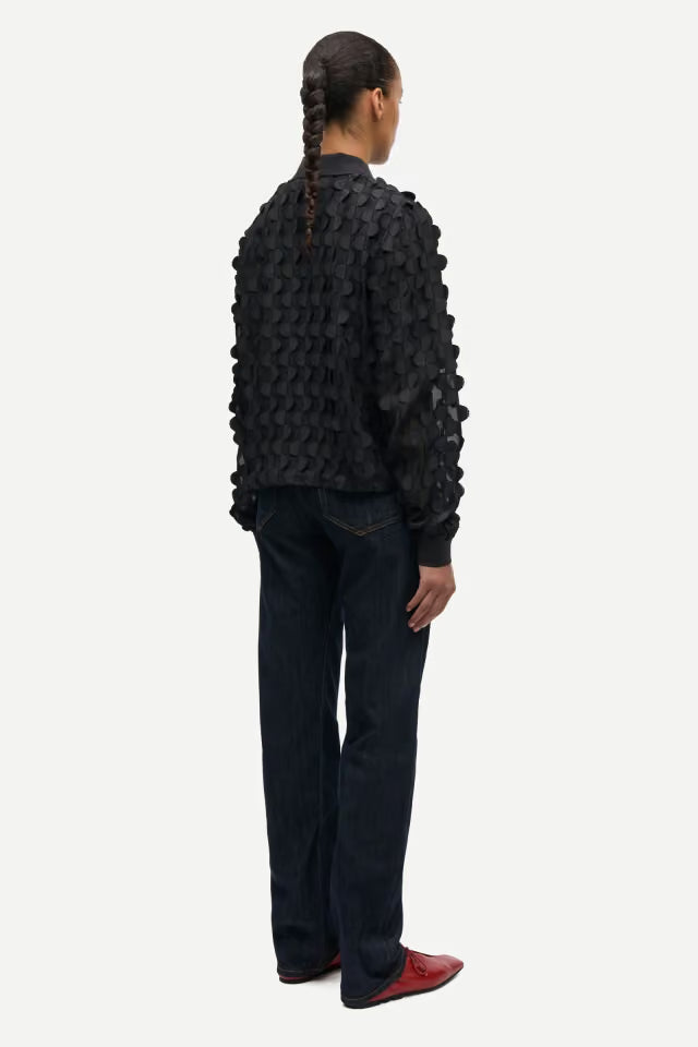 LEO BOUTIQUE Sadovery LS Polo | Black SAMSOE SAMSOE