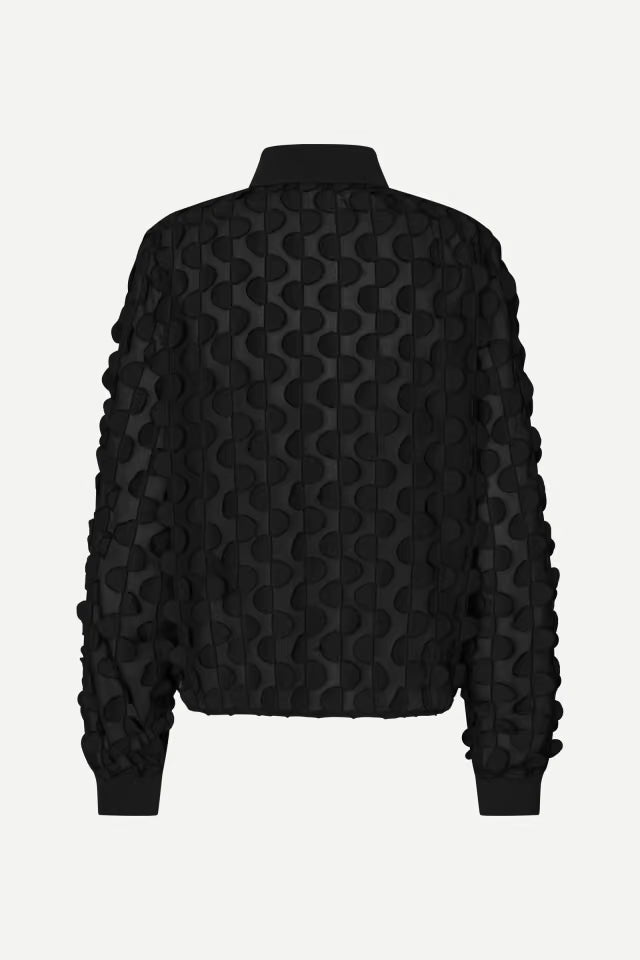 LEO BOUTIQUE Sadovery LS Polo | Black SAMSOE SAMSOE