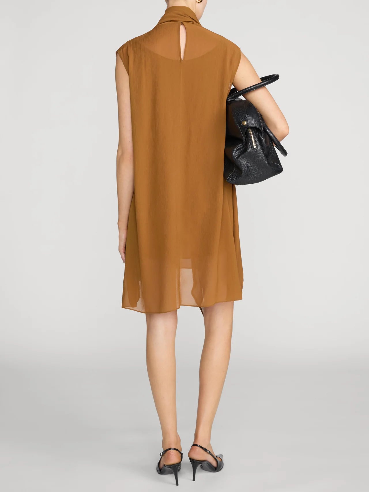 LEO BOUTIQUE The Wisp Tie Dress | Bronze FRAME DENIM