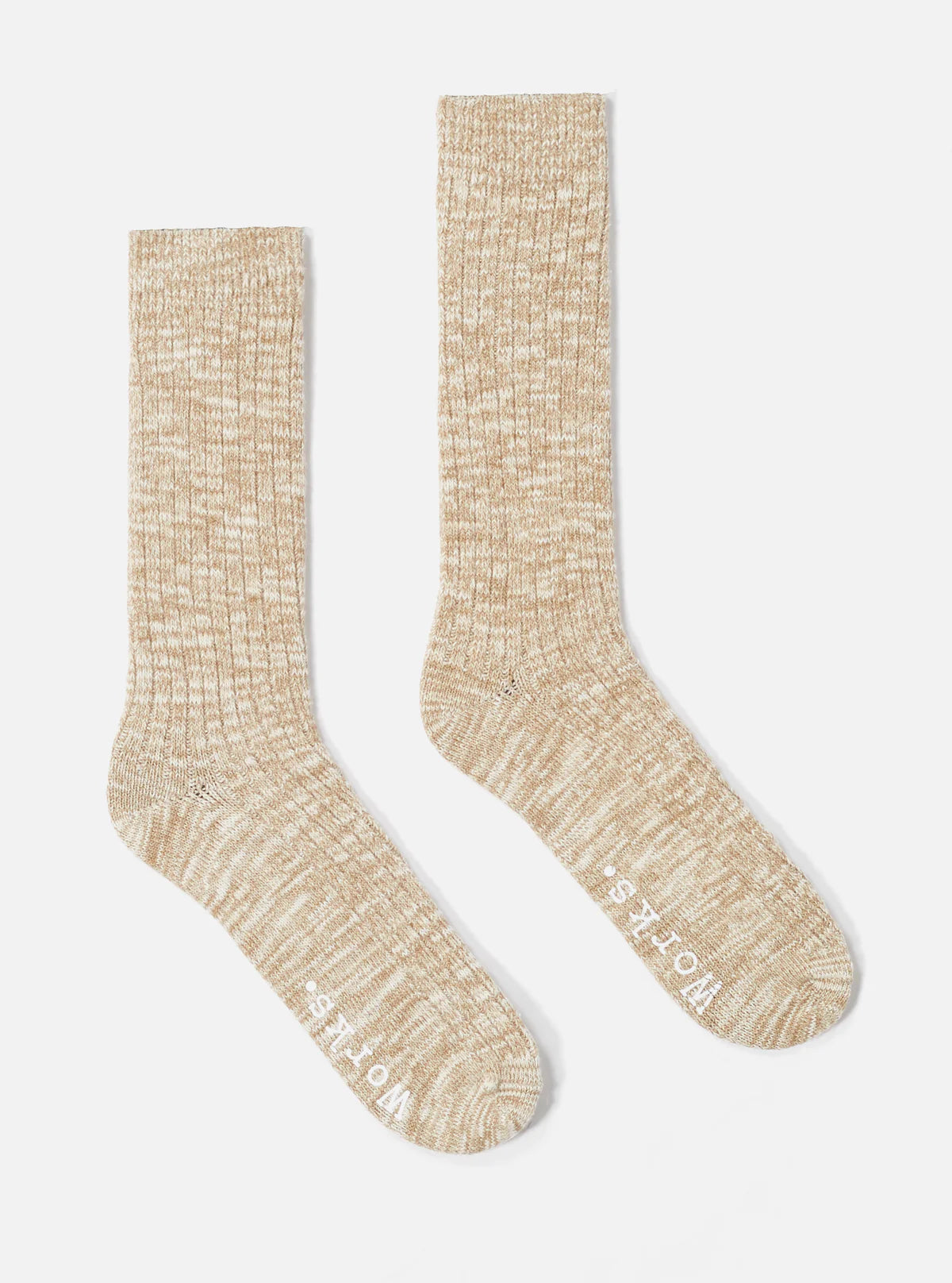 UNIVERSAL WORKS Slub Sock | Dk Sand LEO BOUTIQUE