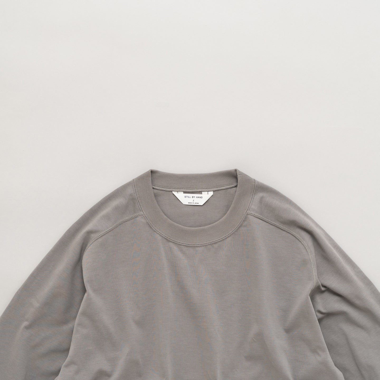 STILL BY HAND High Twist Long Sleeve | Greige LEO BOUTIQUE