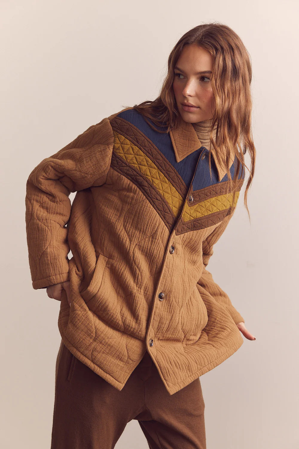 LEO BOUTIQUE Color Block Cotton Bomber Jacket | Coco AMENTE