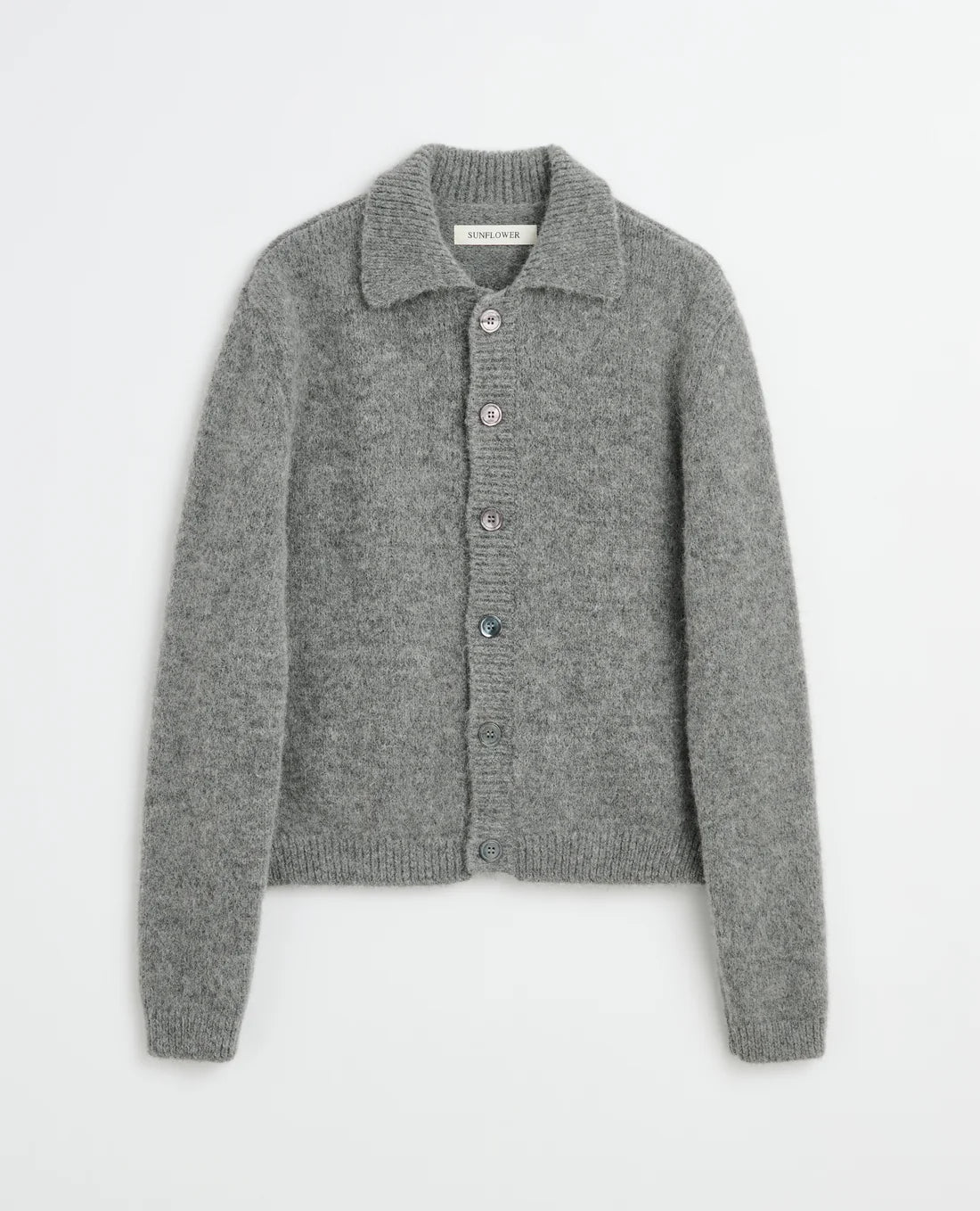 SUNFLOWER Alpaca Cardigan | Grey Melange LEO BOUTIQUE