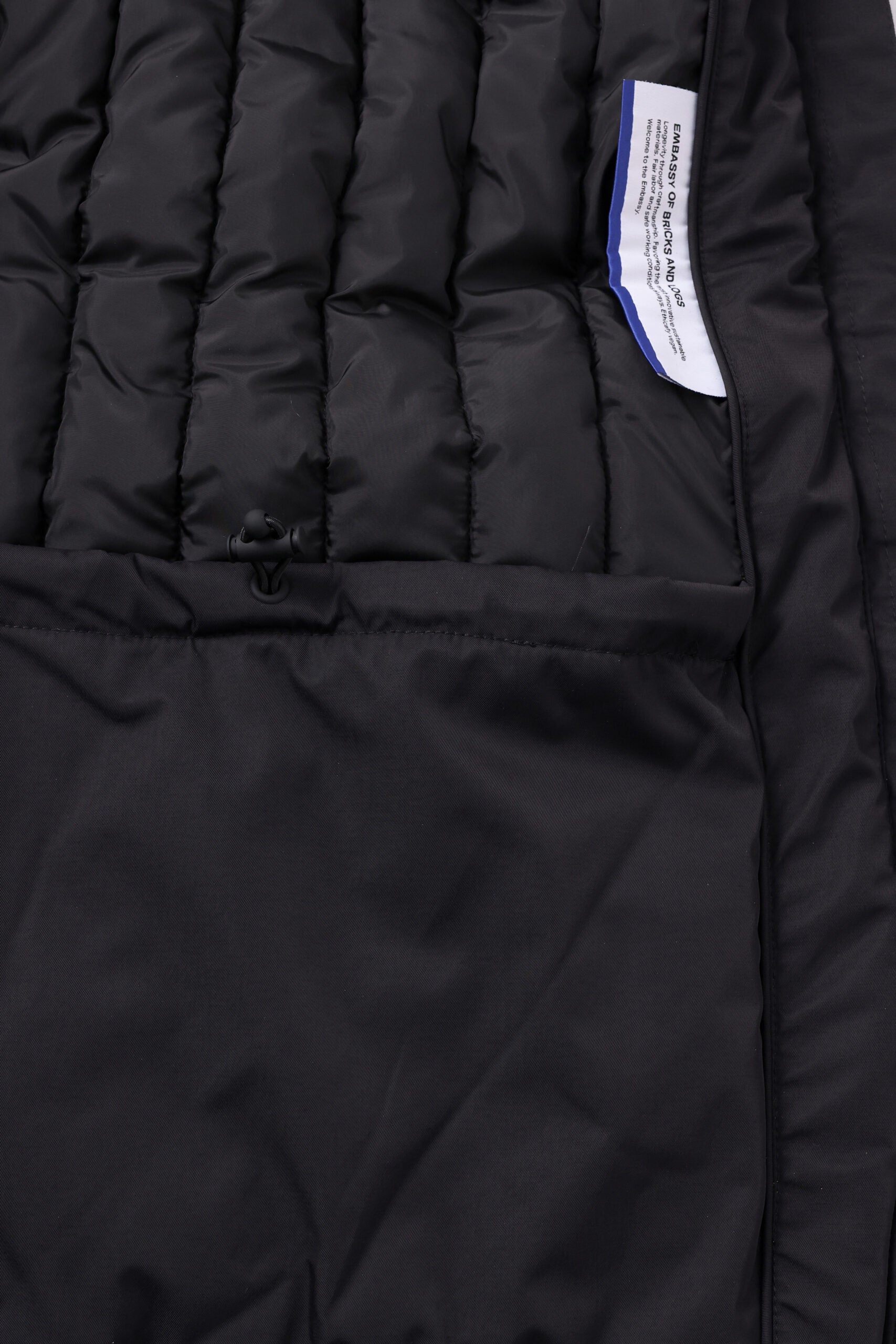 EMBASSY OF BRICKS AND LOGS Bushwick Puffer Jacket | Black LEO BOUTIQUE