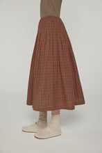LEO BOUTIQUE Pleated Waist Tie Skirt | Mocha AMENTE