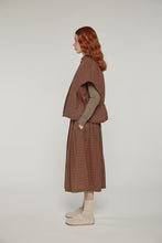 LEO BOUTIQUE Pleated Waist Tie Skirt | Mocha AMENTE