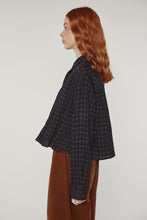 LEO BOUTIQUE Cotton Pleated Blouse | Black AMENTE