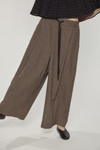 LEO BOUTIQUE Wide Leg Straight Pants | Black / Khaki AMENTE 