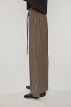 LEO BOUTIQUE Wide Leg Straight Pants | Black / Khaki AMENTE 