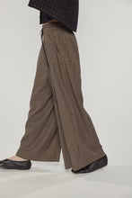 LEO BOUTIQUE Wide Leg Straight Pants | Black / Khaki AMENTE 