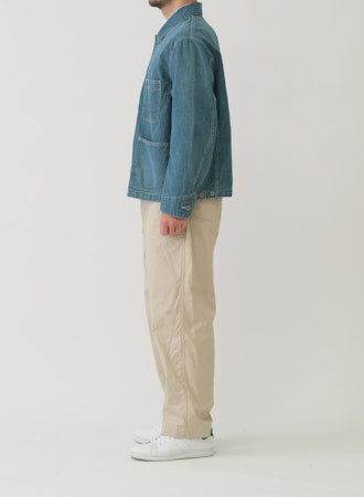 SAGE DE CRET 11 oz Denim Sof201t Coverall Jacket | Blue LEO BOUTIQUE