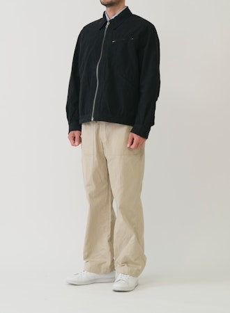 SAGE DE CRET High Density CO/HEMP Short Full Zip Jacket | Black LEO BOUTIQUE