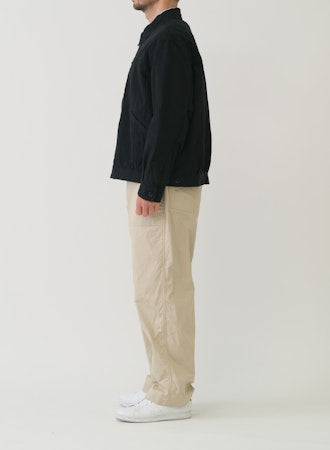 SAGE DE CRET High Density CO/HEMP Short Full Zip Jacket | Black LEO BOUTIQUE