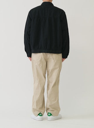 SAGE DE CRET High Density CO/HEMP Short Full Zip Jacket | Black LEO BOUTIQUE