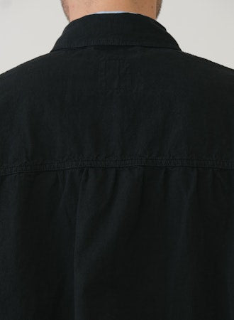 SAGE DE CRET High Density CO/HEMP Short Full Zip Jacket | Black LEO BOUTIQUE